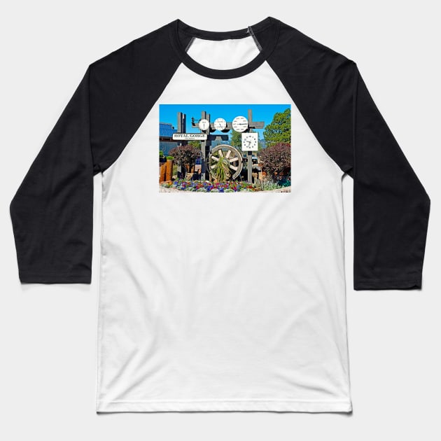 Royal Gorge Entrance Baseball T-Shirt by bobmeyers